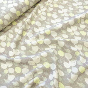 Pamučni Loran – Premium Rastegljiv materijal sa boho style Printom listova (Fina Tanka Skuba) VS012 - 33