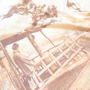 Pamučni Loran – Premium Rastegljiv materijal sa Vintage Book Printom (Fina Tanka Skuba) VS012 - 31