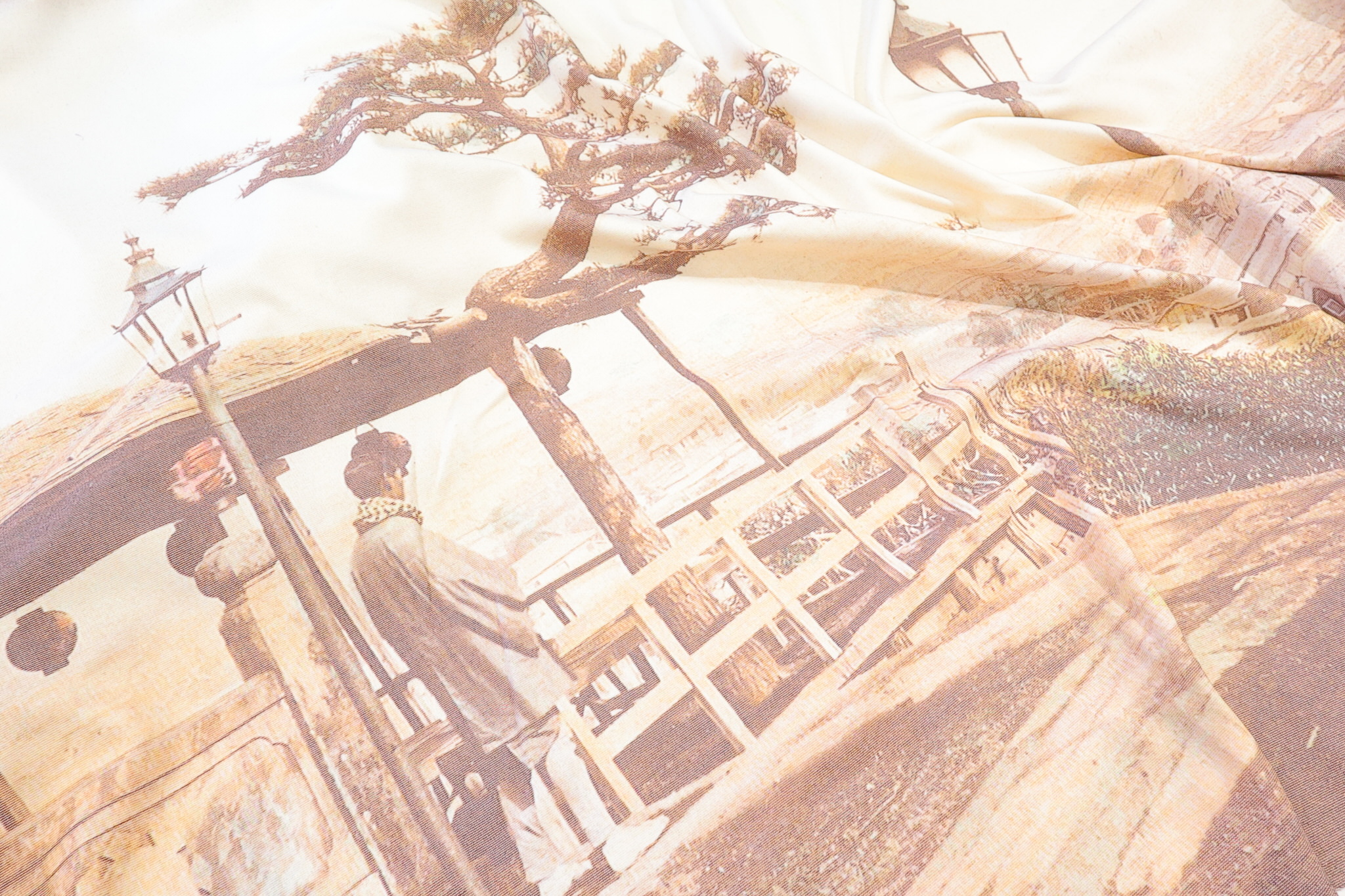 Pamučni Loran – Premium Rastegljiv materijal sa Vintage Book Printom (Fina Tanka Skuba) VS012 - 31