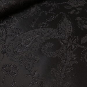 Ekskluzivni Brokat Selection PM068 – 43 Cvetni dezen u crnoj boji (150cm)