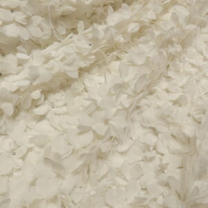 ČIPKA MIRMAM 3d cvetovi i latice sa detaljima od kristala - prva do bele CP030 - 12