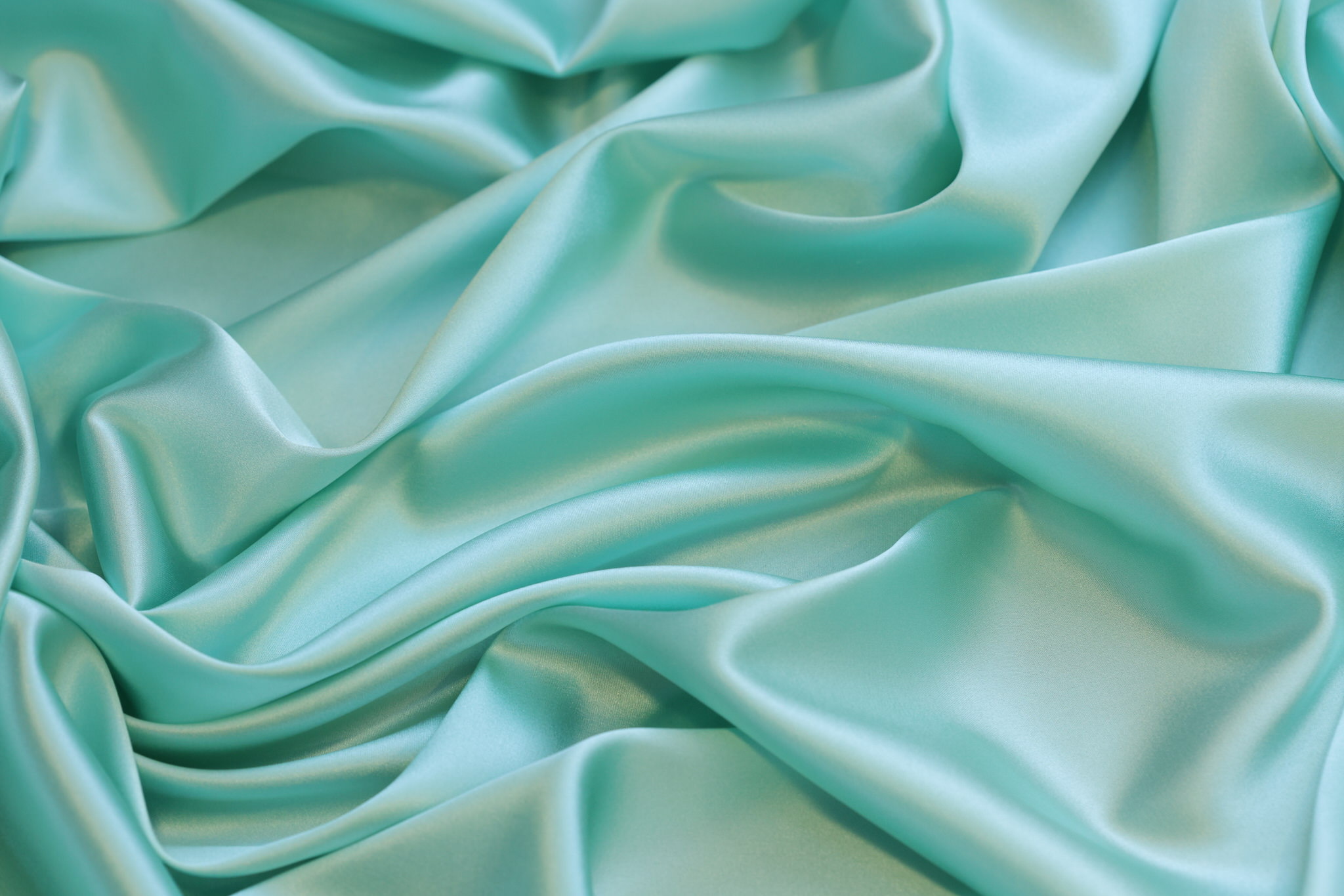 Saten svila Italija SV024 - 63 MINT ZELENA