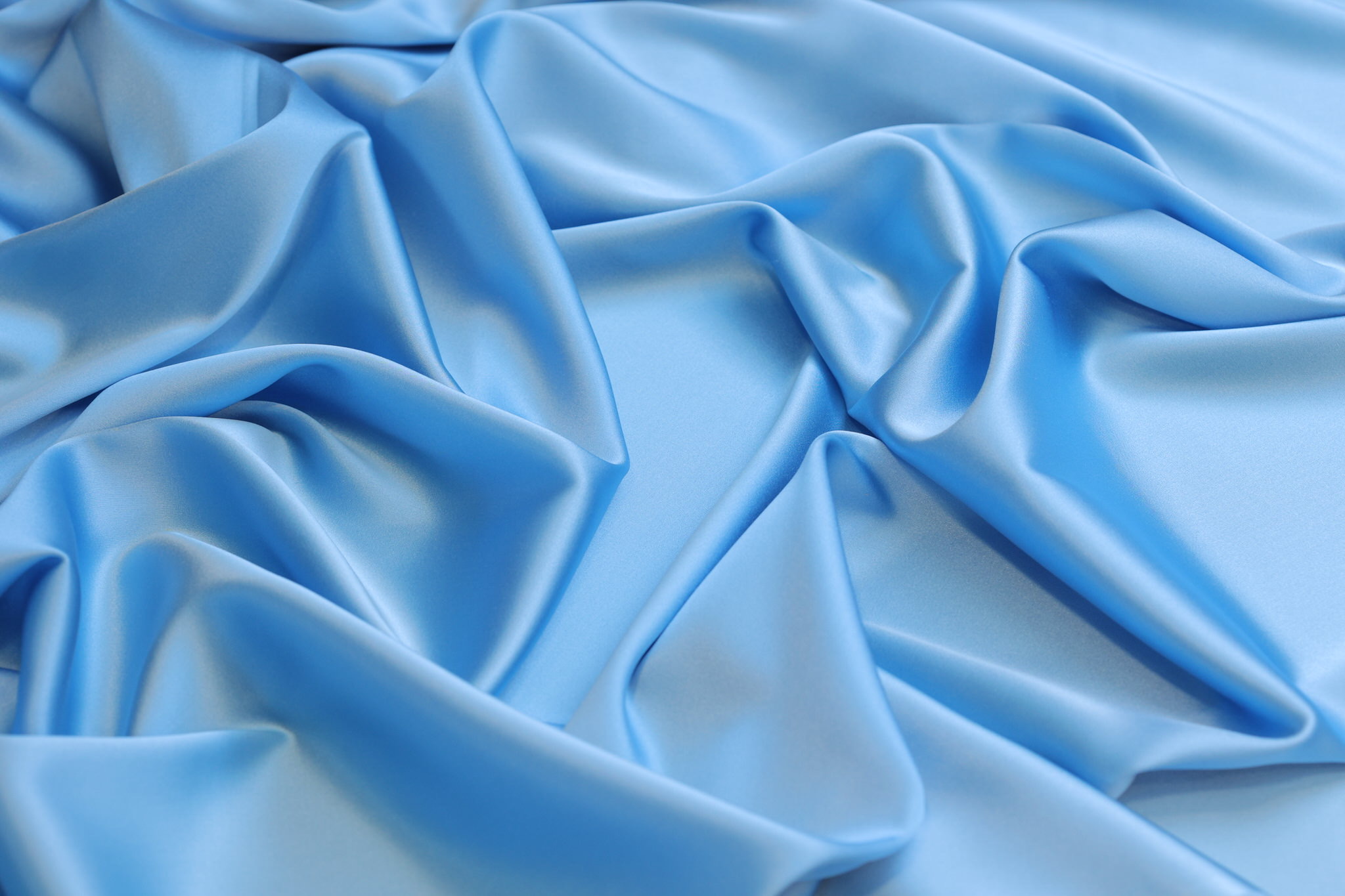 Saten svila Italija SV024 - 62 SVETLO PLAVA