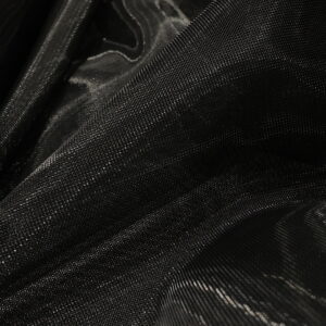 CRNI ORGANDIN SATEN ZIPON PO056 - 26