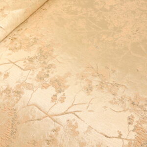 Brokat selection zlatni PM068 - 49 Ekskluzivni metalizirani materijal sa floralnim dezenom (150cm)